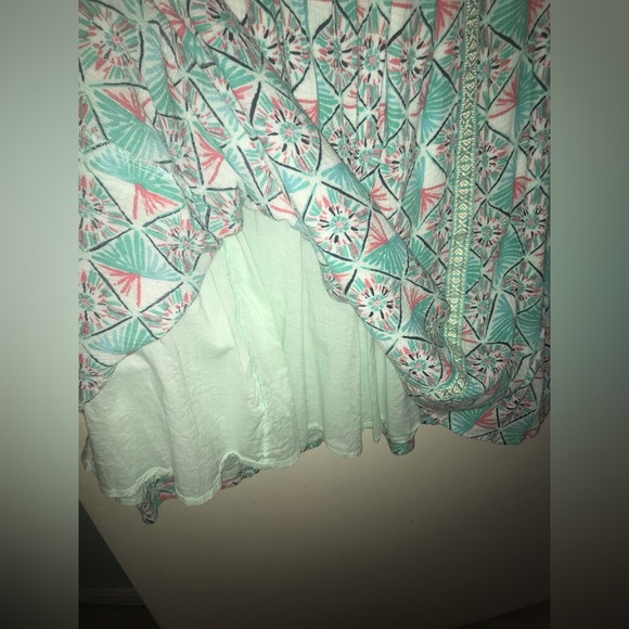 Crown👗Ivy Teal BoHo Dress - Picture 3 of 12